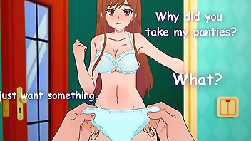 He stole a girl's panties and she had to run naked after him ! Overflow Abridged , Hentai, Cartoon, Parody !